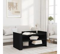 Coffee Table Black 100x50x50 cm Engineered Wood Berkfield Home Black One Size