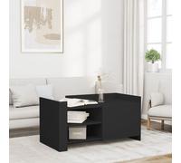 Coffee Table Black 100x50x50 cm Engineered Wood Berkfield Home Black One Size