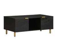 vidaXL Coffee Table Hallway End Table Accent Side Table Black Engineered Wood