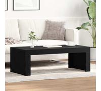 Coffee Table Black 102cm Modern Large Living Room Sofa Table Wooden Rectangular