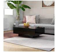 Coffee Table Black 90x60x31 cm Engineered Wood Minimalist Modern Living Accents