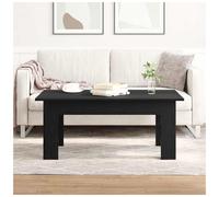 vidaXL Coffee Table Black Oak 100 x 60 x 42 cm Engineered Wood, Black