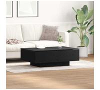 vidaXL Coffee Table Black Oak 90 x 60 x 31 cm Engineered Wood, Black