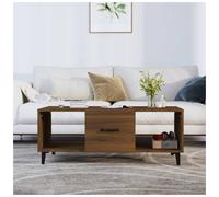 (Brown oak) vidaXL Coffee Table Engineered Wood Indoor Side Accent End Table Multi Colours