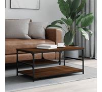 vidaXL Coffee Table Brown Oak 90x49x40 cm Engineered Wood