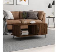 (brown oak) vidaXL Coffee Table Side Table Sofa Couch Table Grey Sonoma Engineered Wood