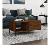 Coffee Table Brown Oak 90x50x40 cm Engineered Wood Berkfield Home Brown One Size