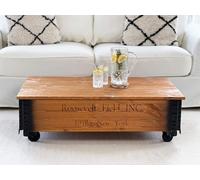 Coffee Table Chest Living Room Sofa Solid Wood Vintage Shabby Loft Alt