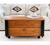 Coffee Table Chest Living Room Table Sofa Table Wood Solid Vintage Shabby