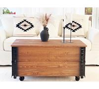 Coffee Table Chest Living Room Table Sofa Wood Solid Vintage Shabby Loft