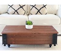Coffee table chest living room table solid wood vintage shabby loft old