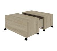 vidaXL Coffee Table Concrete Grey Engineered Wood Couch Centre Accent Table