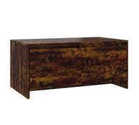 vidaXL Coffee Table Smoked Oak 90x50x41.5 cm Engineered Wood