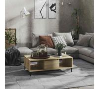 vidaXL Coffee Table Sonoma Oak 103.5x60x35 cm Engineered Wood UK GF0