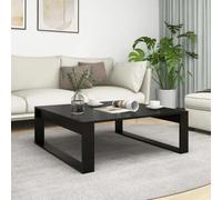 vidaXL Coffee Table Black 100x100x35 cm Engineered Wood