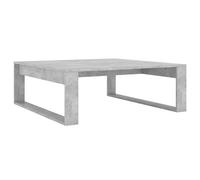 vidaXL Coffee Table Concrete Grey 100x100x35 cm Engineered Wood