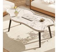 Coffee Table, Cloud Shaped Modern Center Table for Living Room and Office, Simple Design, Versatile End Table