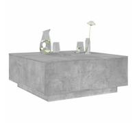 Coffee table Concrete grey 100x100x40 cm Engineered wood Modern Square Sturdy