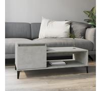 Coffee Table Concrete Grey 100x50x45 cm Engineered Wood Berkfield Home Grey One Size