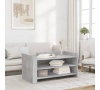 Coffee Table Concrete Grey 100x50x50 cm Engineered Wood Berkfield Home Grey One Size
