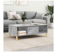 Coffee Table Concrete Grey 102 x 55 x 35 cm Engineered Wood