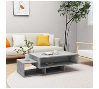 Coffee Table Concrete Grey 105x55x32 cm Engineered Wood Storage ModernAccentTop