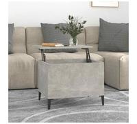 Coffee Table Concrete Grey 60x44.5x45cm Engineered Wood Sleek Minimal Scandi Eco
