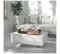 Coffee Table Concrete Grey 85x55x31cm Engineered Wood Minimal Modern Compact Top