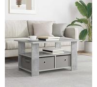 Coffee Table with Drawer Engineered Wood Modern Living Room Stylish for vidaXL