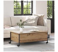 Coffee Table Contemporary Engineered Wood Artisan Oak 91x55x32 cm Modern Minimal