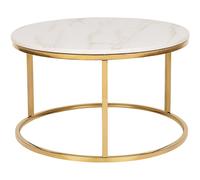 Beliani Coffee Table CORAL Gold