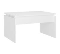 vidaXL Coffee Table White 68x50x38 cm Engineered Wood