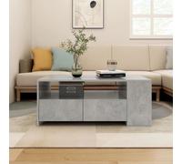 Vidaxl Coffee Table Concrete Grey 102X55X42 Cm Engineered Wood