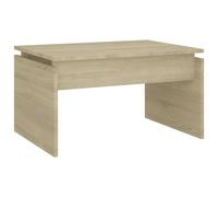 vidaXL Coffee Table Sonoma Oak 68x50x38 cm Engineered Wood