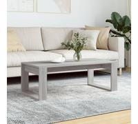 (grey sonoma) vidaXL Coffee Table Side Table End Table Sofa Table White Engineered Wood