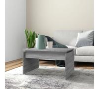 vidaXL Coffee Table Grey Sonoma 68x50x38 cm Engineered Wood