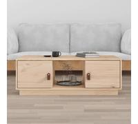 (Brown) vidaXL Solid Wood Pine Coffee Table Side Centre Accent End Table Multi Colours