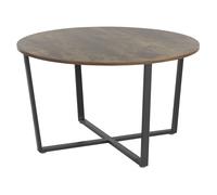 Coffee Table Dark Wood with Black ORICK