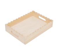 Coffee Table, Decorative Trays for Coffee Table, Wooden Table Tray, Exhibition Farmhouse Decor, Wooden Holder with Handles, Storage Organiser for Bedroom, Kitchen Entrance and Others
