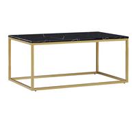 Beliani Coffee Table DELANO Black/ Gold, Black