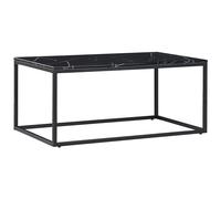 Beliani Coffee Table DELANO Black Marble, Black