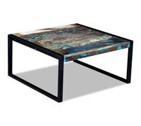 vidaXL Coffee Table Solid Reclaimed Wood 80x80x40 cm
