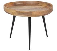 Beliani Rustic Coffee Table Edna Brown