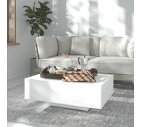 vidaXL Coffee Table White Engineered Wood Living Room Furniture Couch Table