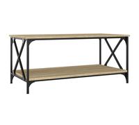 Coffee Table Engineered Wood and Iron Accent Table Multi Colours/Sizes vidaXL