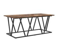 Coffee Table Engineered Wood and Metal Living Room Modern Rectangular vidaXL