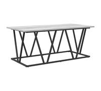 Coffee Table Engineered Wood and Metal Living Room Modern Rectangular vidaXL