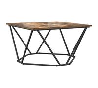vidaXL Coffee Table Smoked Oak 80 x 80 x 45 cm