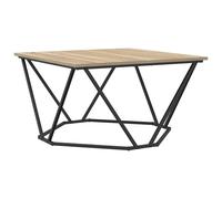 vidaXL Coffee Table Smoked Oak 80 x 80 x 45 cm, Brown