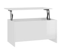 (white) vidaXL Coffee Table Engineered Wood Couch Centre Accent Table Multi Colours